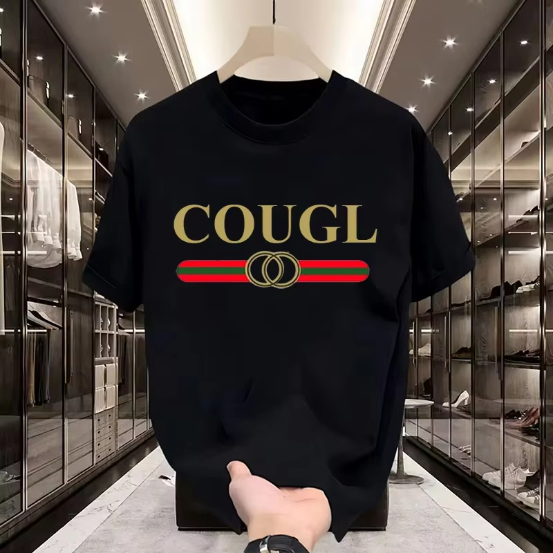 Streetwear Clothing Brands - تي شيرت رجالي مطبوع بتصميم عصري،