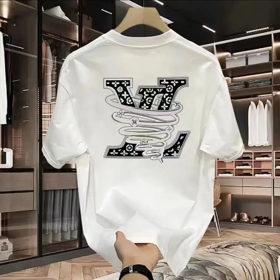 Streetwear Clothing Brands - تي شيرت رجالي فاخر من القطن