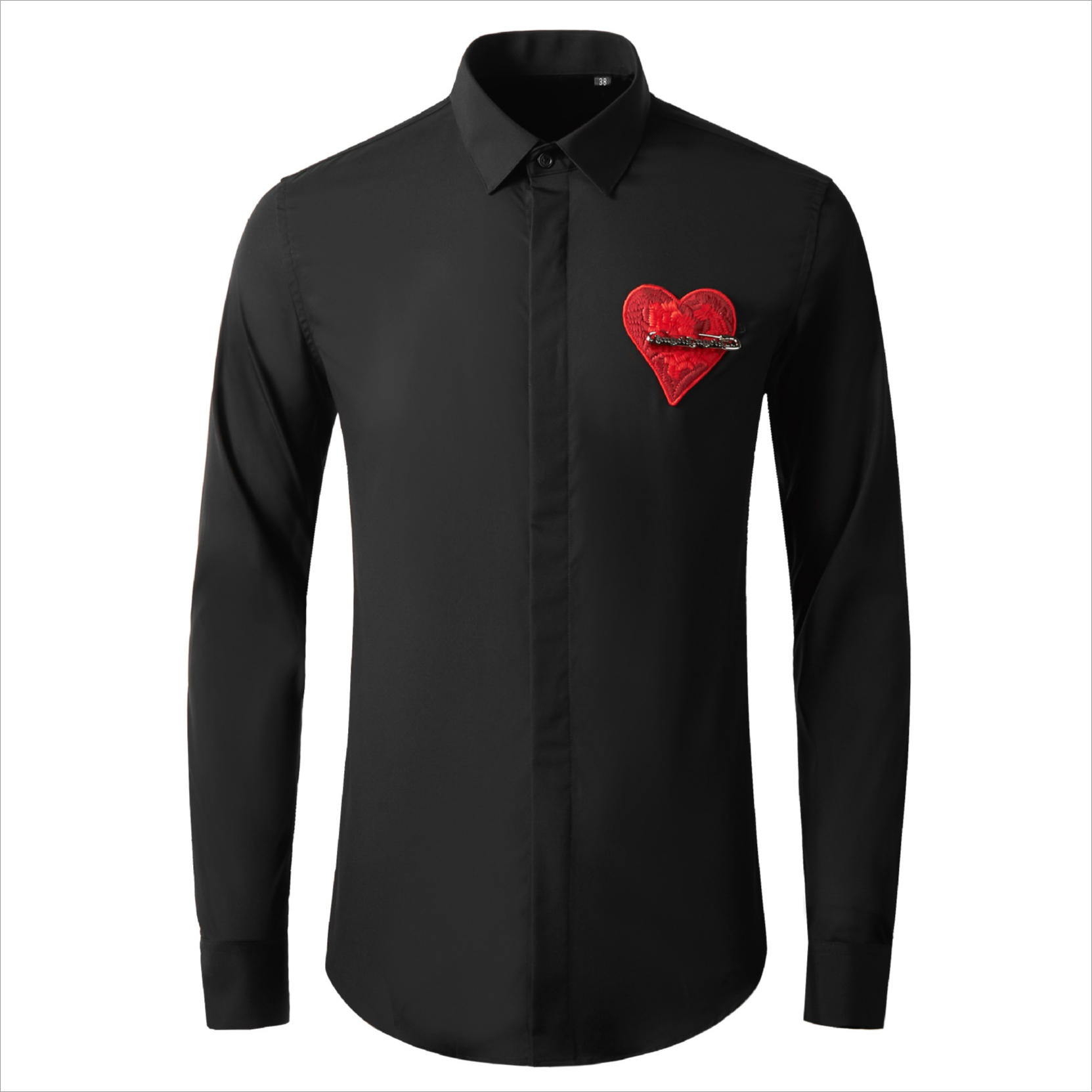 Streetwear Clothing Brands - العلامة التجارية محبوك الحب التطريز قميص