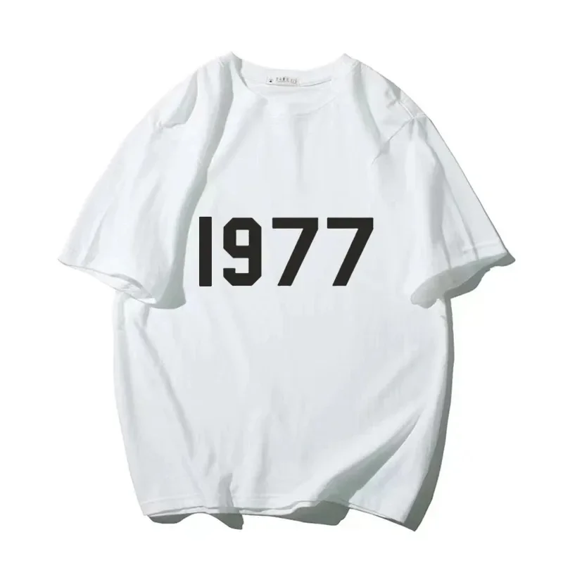 Streetwear Brand Top - قميص قطني مطبوع من ماركة أزياء