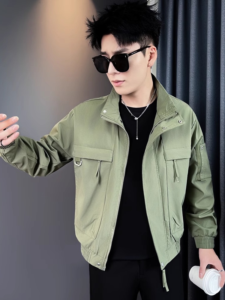 Streetwear Brand Top - جاكيت رجالي كاجوال عصري للعمل، تصميم