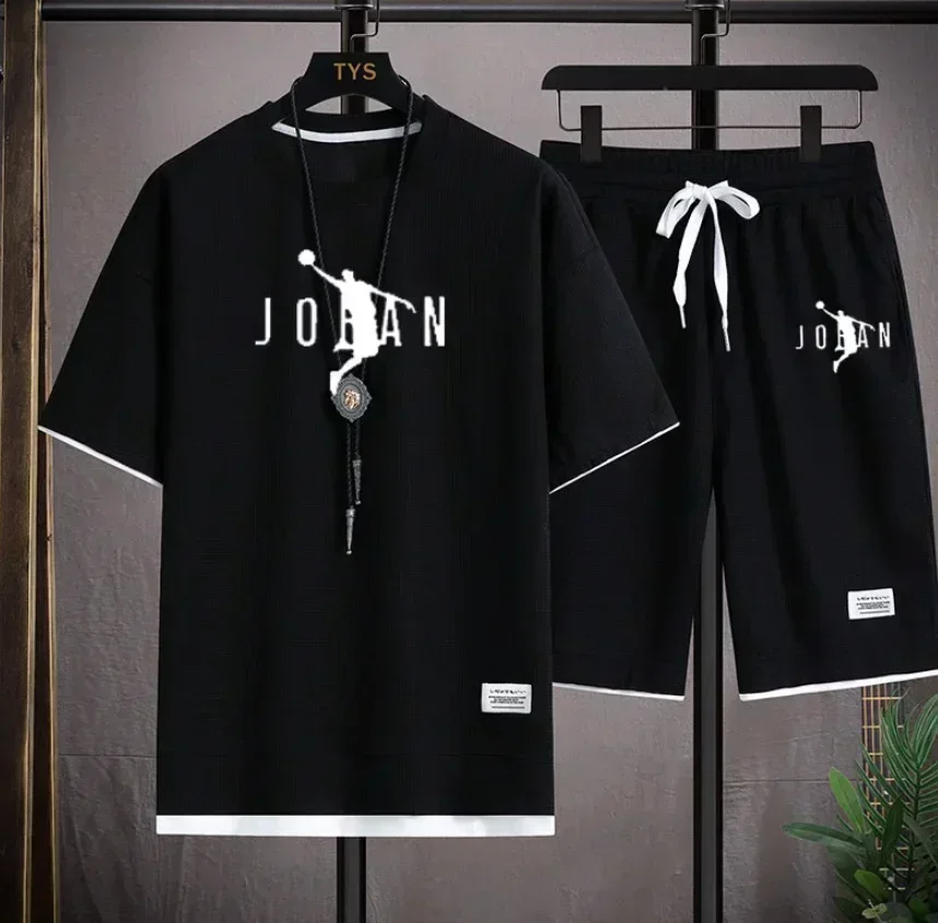 Streetwear Clothing Brands - طقم رجالي صيفي 2026 من قطعتين: