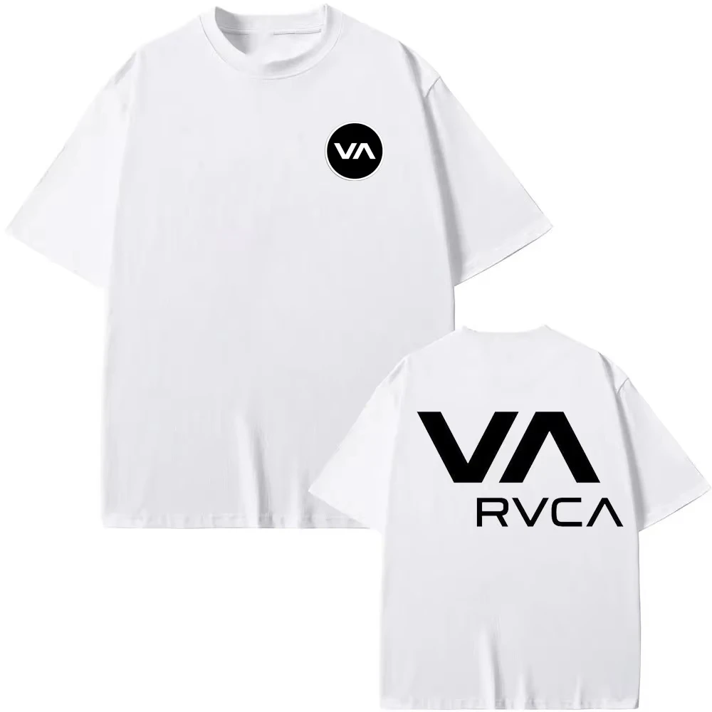 Streetwear Brand Top - تي شيرت أسود من RVCA، قميص