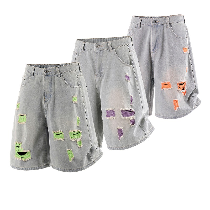 شورتات جينز رجالية صيفية جديدة - مراجعة Streetwear Brand Jorts وسعره