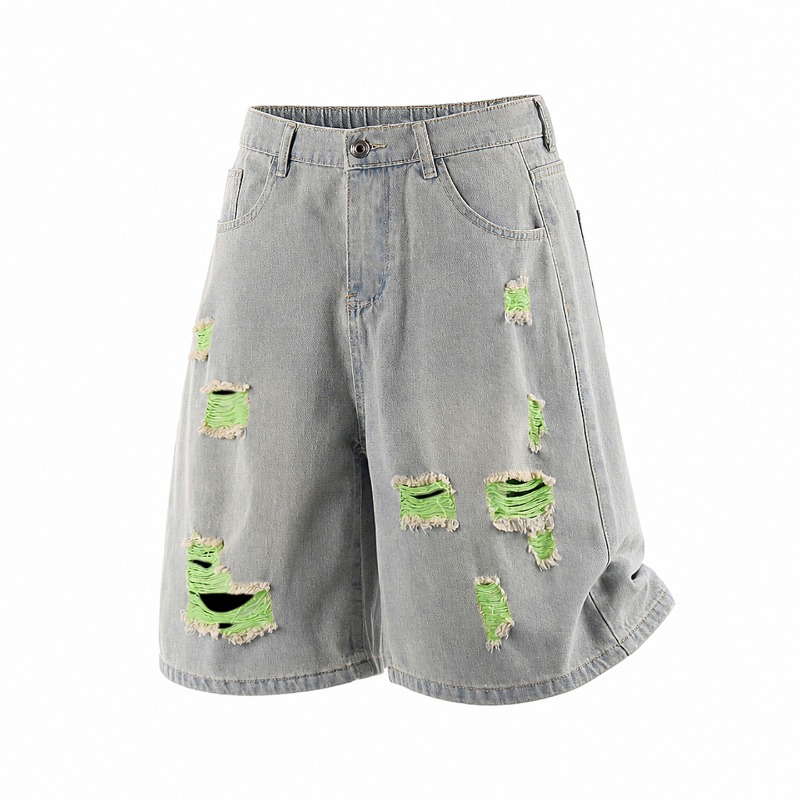 شورتات جينز رجالية صيفية جديدة - مراجعة Streetwear Brand Jorts وسعره