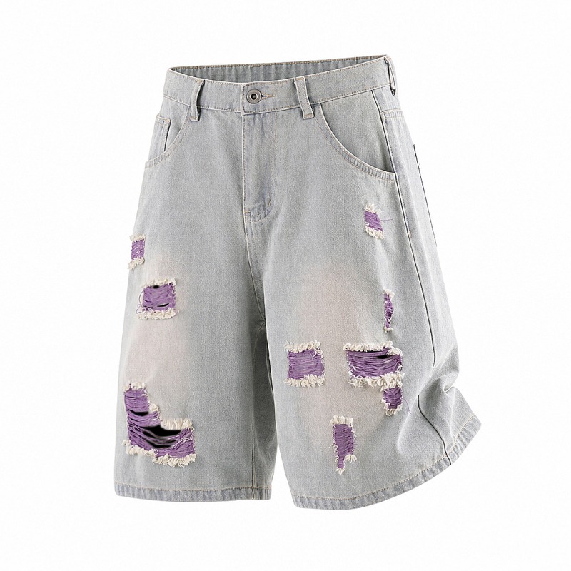 شورتات جينز رجالية صيفية جديدة - مراجعة Streetwear Brand Jorts وسعره