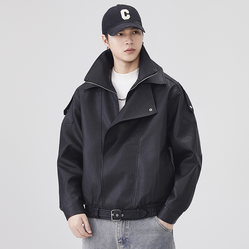 الخريف الشتاء سترة جلدية الرجا - مراجعة Streetwear Clothing Brands وسعره
