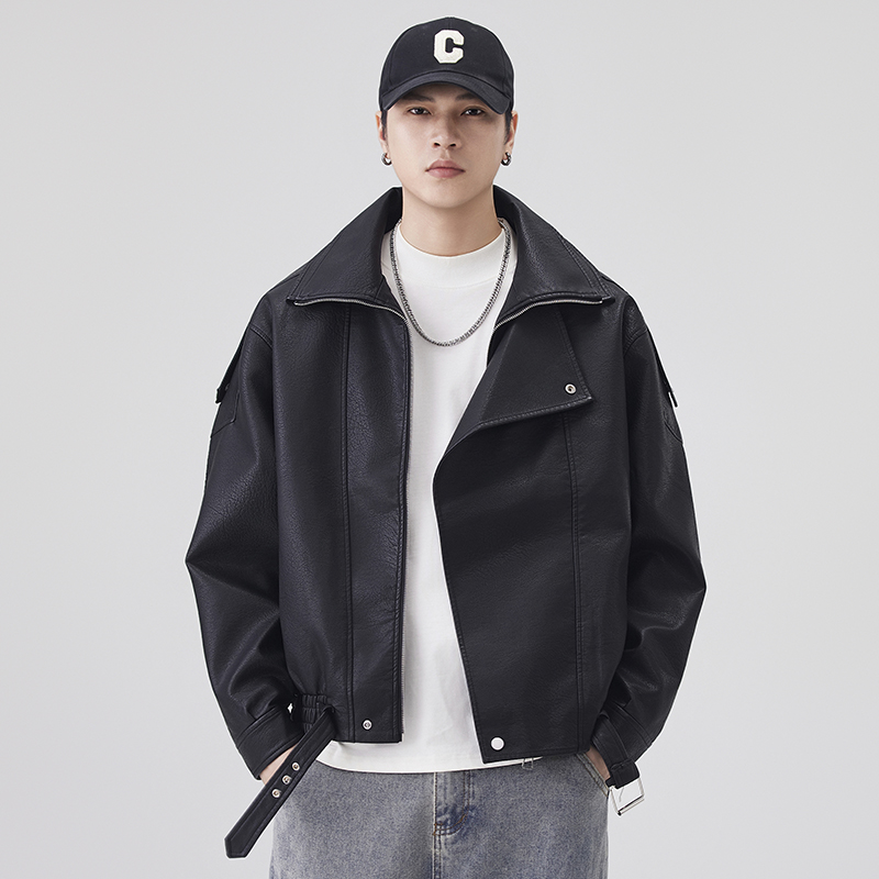 الخريف الشتاء سترة جلدية الرجا - مراجعة Streetwear Clothing Brands وسعره