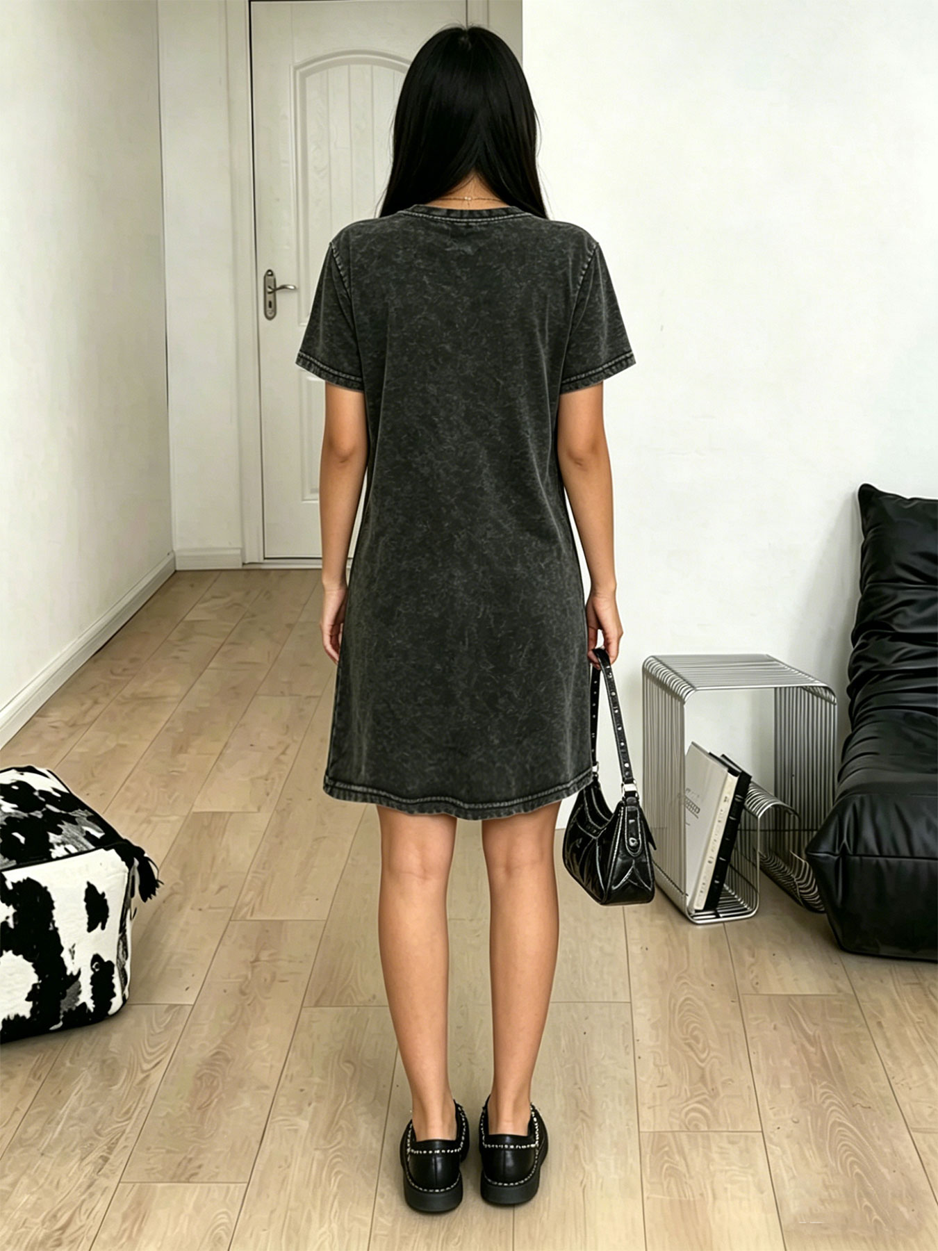 فستان تي شيرت نسائي بتصميم عتي - مراجعة Streetwear Brand In Paris وسعره