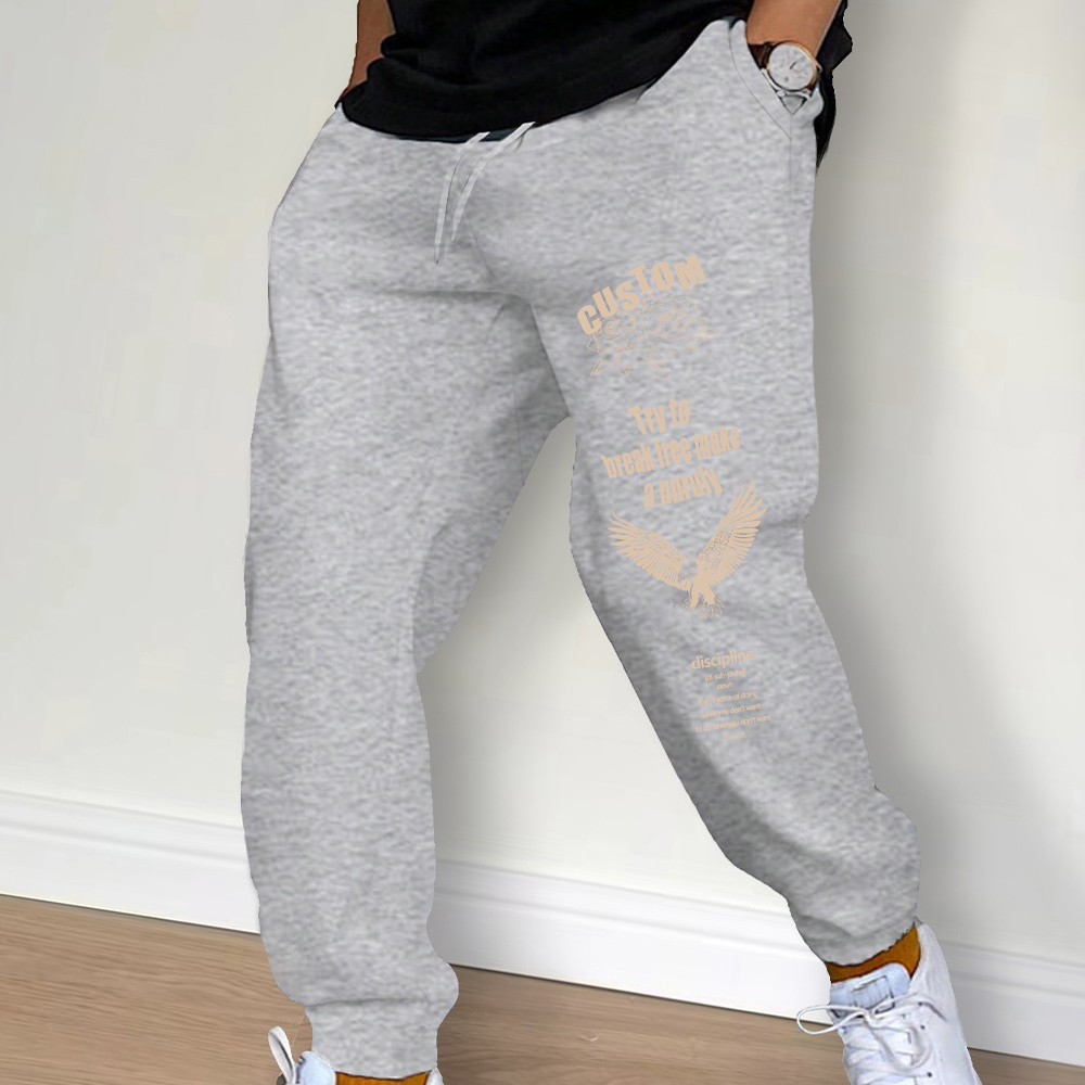 بنطال رياضي متوسط الخصر برباط  - مراجعة Streetwear Brand Clothing وسعره