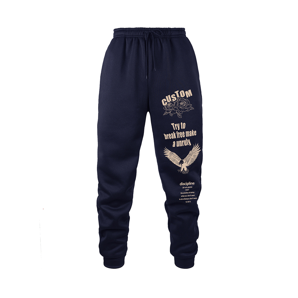 بنطال رياضي متوسط الخصر برباط  - مراجعة Streetwear Brand Clothing وسعره